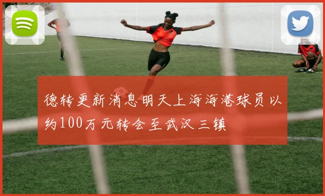 德转更新消息明天上海海港球员以约100万元转会至武汉三镇